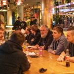 Finalisten beim Get-together am Vorabend
