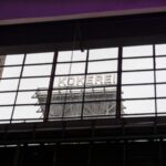 Schriftzug Kokerei an der Veranstaltungshalle