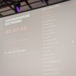 Countdown der CASA-Challenge auf der Leinwand