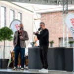 Bühne beim öffentlichen Cybersecurity-Abend