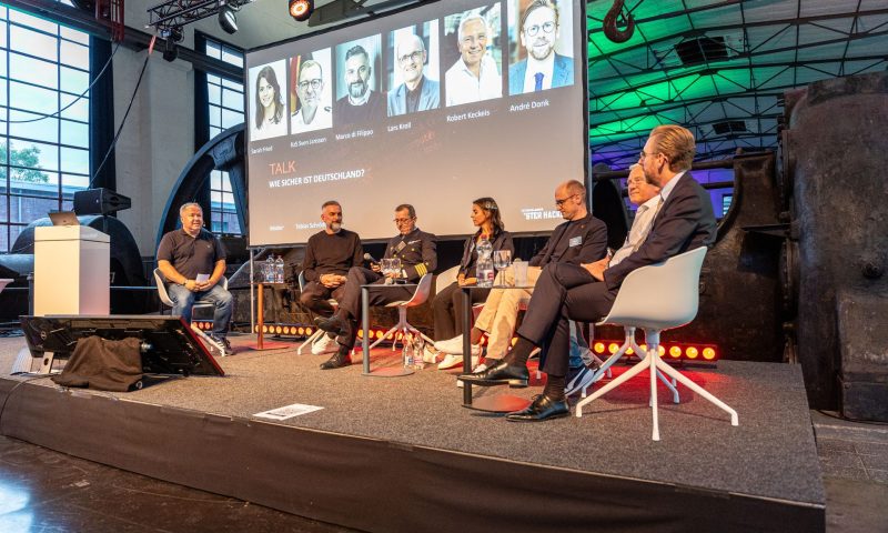 Paneldiskussion „Wie sicher ist Deutschland?“ in der Kokerei Hansa